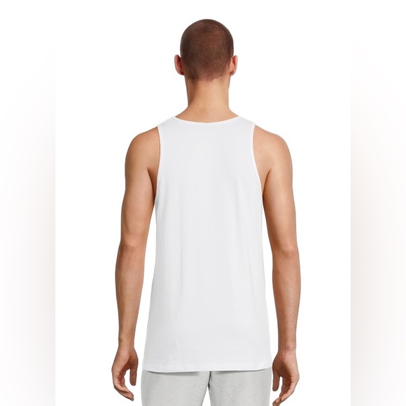 Pair of Thieves Men’s Super Soft Slim Fit White Fitted Tank  2-pack S - Picture 6 of 7
